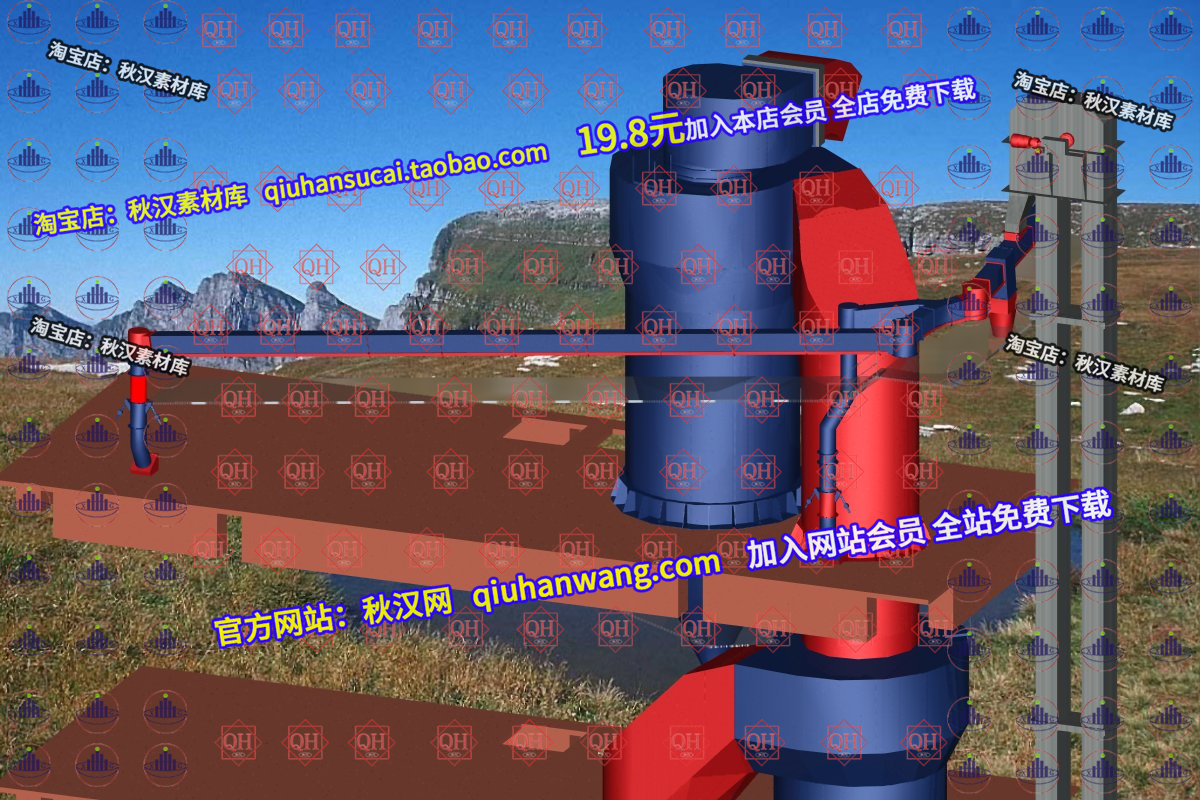 6级-分解炉-斗式提升机给料--igs